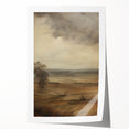 Vintage Landscape Art – Dramatic Countryside Scene – Antique Rural Wall Art