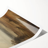 Vintage Landscape Art – Dramatic Countryside Scene – Antique Rural Wall Art