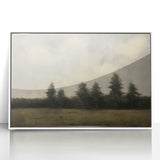 Vintage Landscape Art - Trees Beneath a Soft Cloudy Sky