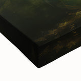 Vintage Landscape Art – Tranquil Tree in Misty Field – Antique Nature Wall Art