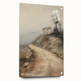 Vintage Mountain Path Art – Classic Countryside House Print