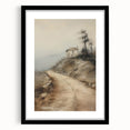 Vintage Mountain Path Art – Classic Countryside House Print
