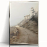 Vintage Mountain Path Art – Classic Countryside House Print