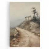 Vintage Mountain Path Art – Classic Countryside House Print