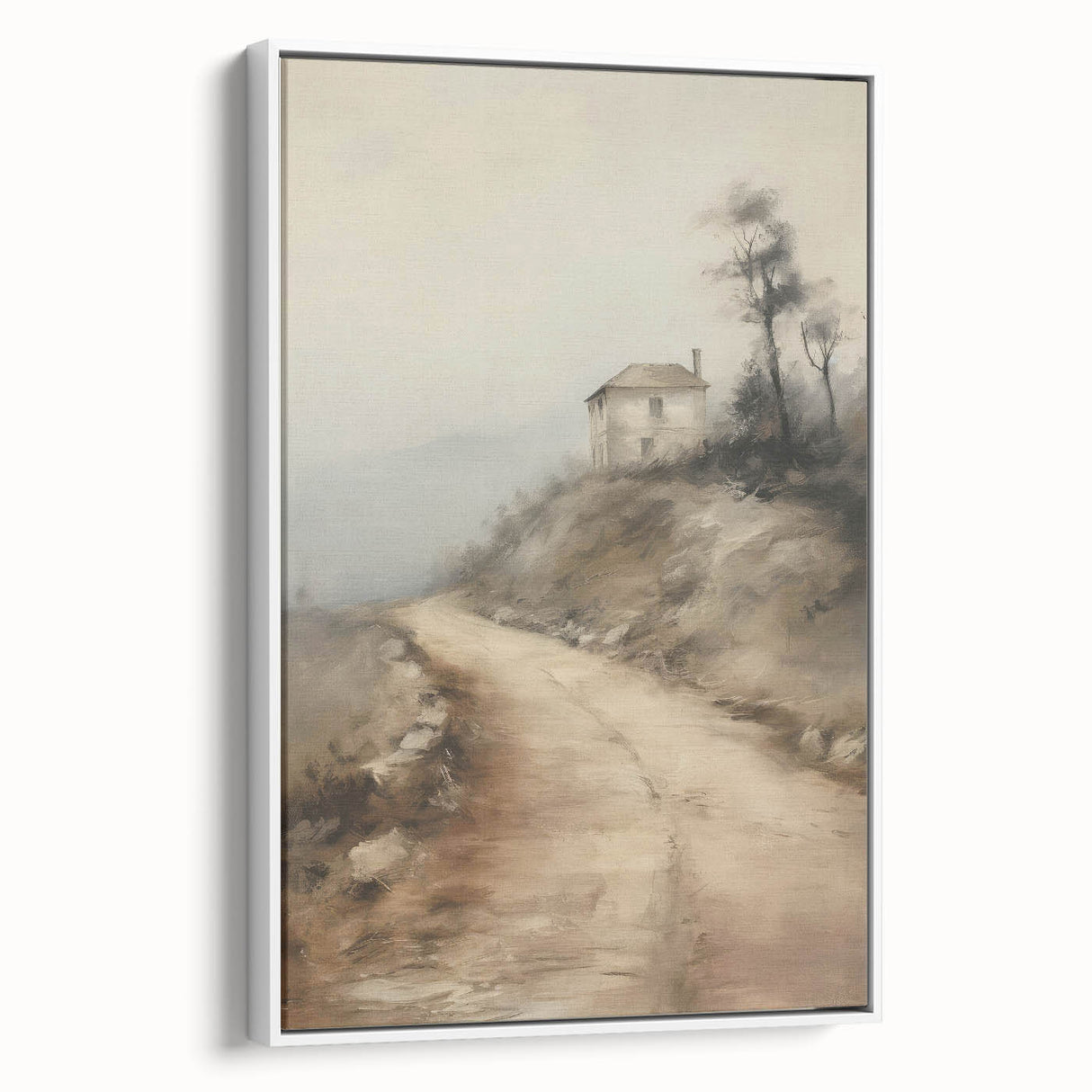 Vintage Mountain Path Art – Classic Countryside House Print