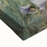 Vintage Landscape Art – Coastal Cliff with Wildflowers – Antique Seaside Wall Art