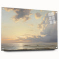 Vintage Landscape Art – Tranquil Ocean at Sunset – Antique Seaside Wall Art
