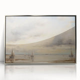 Vintage Landscape Art – Sailing Boats on Tranquil Waters – Antique Maritime Wall Art