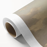 Vintage Landscape Art – Dramatic Sky with Soft Clouds – Antique Cloudscape Wall Art