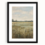 Vintage Countryside Meadow Art – Classic Landscape Wall Print