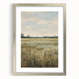 Vintage Countryside Meadow Art – Classic Landscape Wall Print