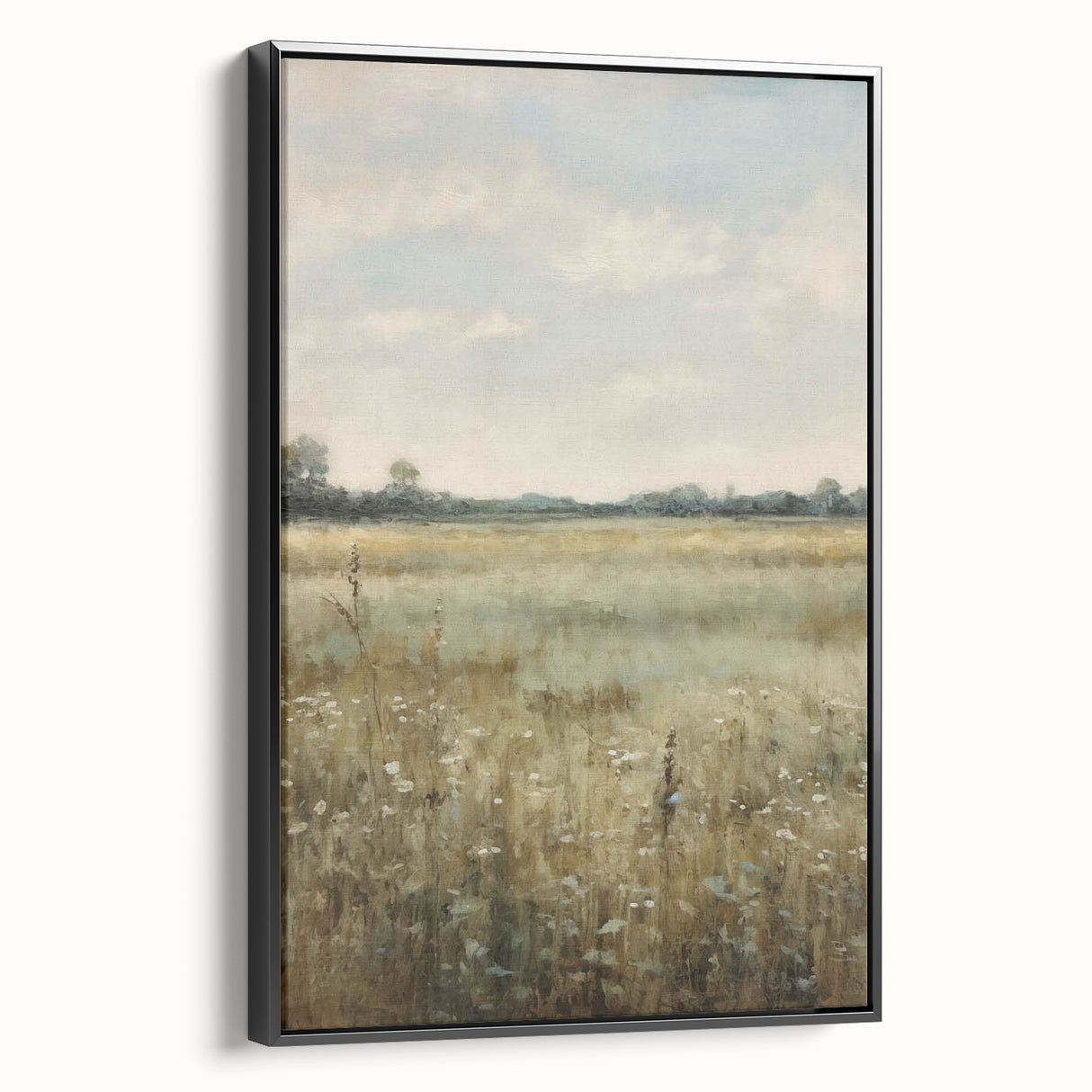 Vintage Countryside Meadow Art – Classic Landscape Wall Print