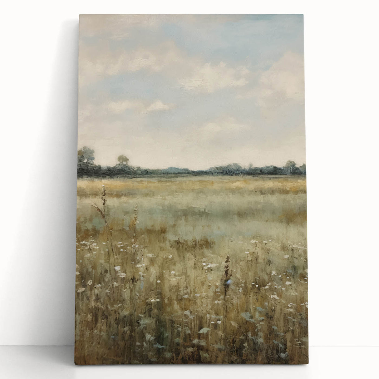 Vintage Countryside Meadow Art – Classic Landscape Wall Print