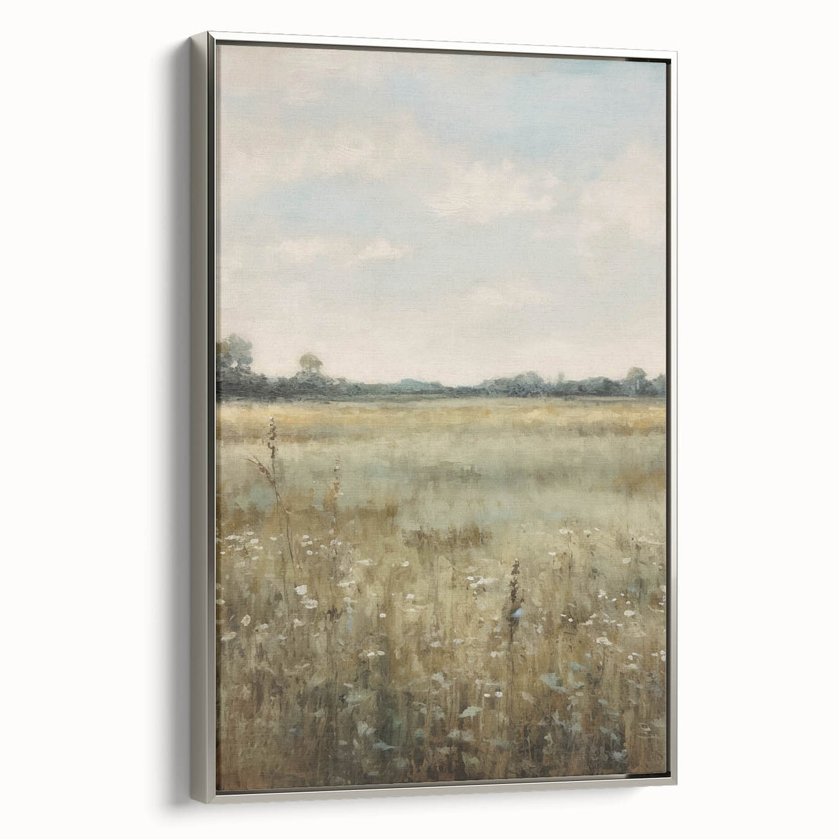 Vintage Countryside Meadow Art – Classic Landscape Wall Print