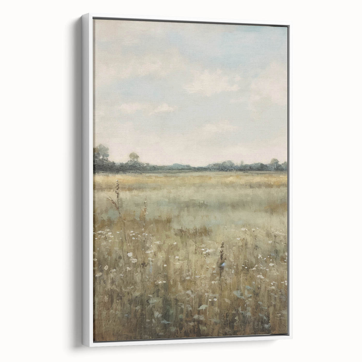 Vintage Countryside Meadow Art – Classic Landscape Wall Print
