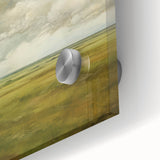 Vintage Rolling Fields Art – Classic Countryside Sky Print