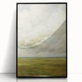 Vintage Rolling Fields Art – Classic Countryside Sky Print