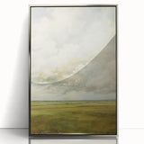 Vintage Rolling Fields Art – Classic Countryside Sky Print