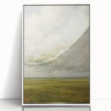 Vintage Rolling Fields Art – Classic Countryside Sky Print