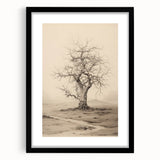 Vintage Tree Sketch Art – Classic Monochrome Nature Wall Print
