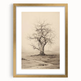 Vintage Tree Sketch Art – Classic Monochrome Nature Wall Print