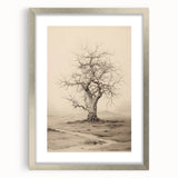 Vintage Tree Sketch Art – Classic Monochrome Nature Wall Print