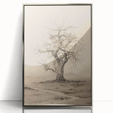 Vintage Tree Sketch Art – Classic Monochrome Nature Wall Print