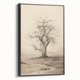 Vintage Tree Sketch Art – Classic Monochrome Nature Wall Print