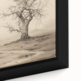 Vintage Tree Sketch Art – Classic Monochrome Nature Wall Print