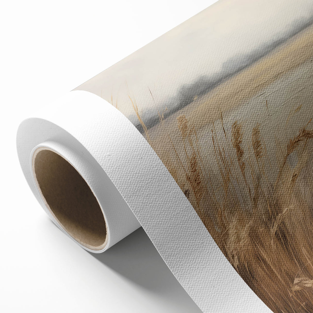 Vintage Lakeside Reed Art – Classic Tranquil Nature Wall Print