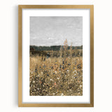 Vintage Wildflower Field Art – Classic Rustic Countryside Print