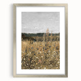 Vintage Wildflower Field Art – Classic Rustic Countryside Print
