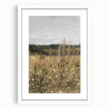Vintage Wildflower Field Art – Classic Rustic Countryside Print