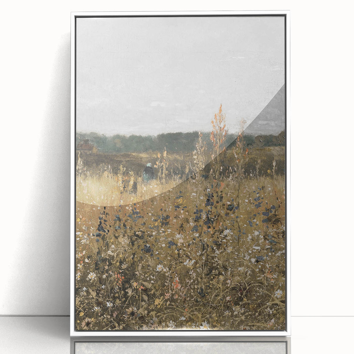 Vintage Wildflower Field Art – Classic Rustic Countryside Print