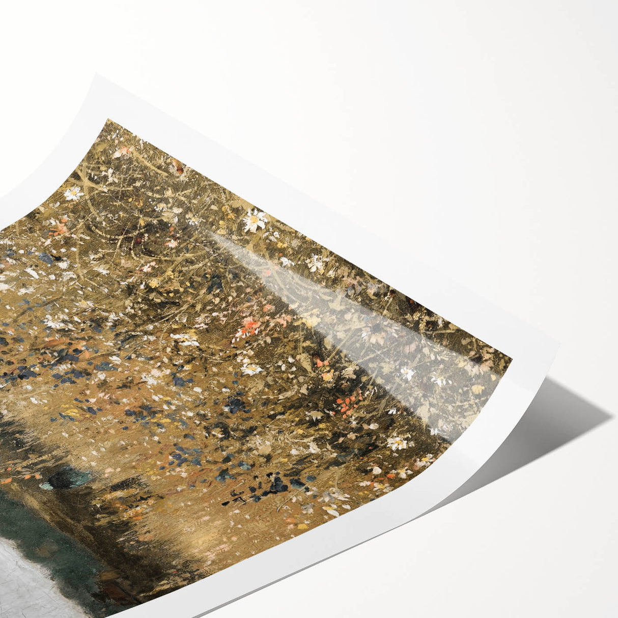 Vintage Wildflower Field Art – Classic Rustic Countryside Print