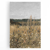 Vintage Wildflower Field Art – Classic Rustic Countryside Print