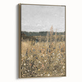 Vintage Wildflower Field Art – Classic Rustic Countryside Print