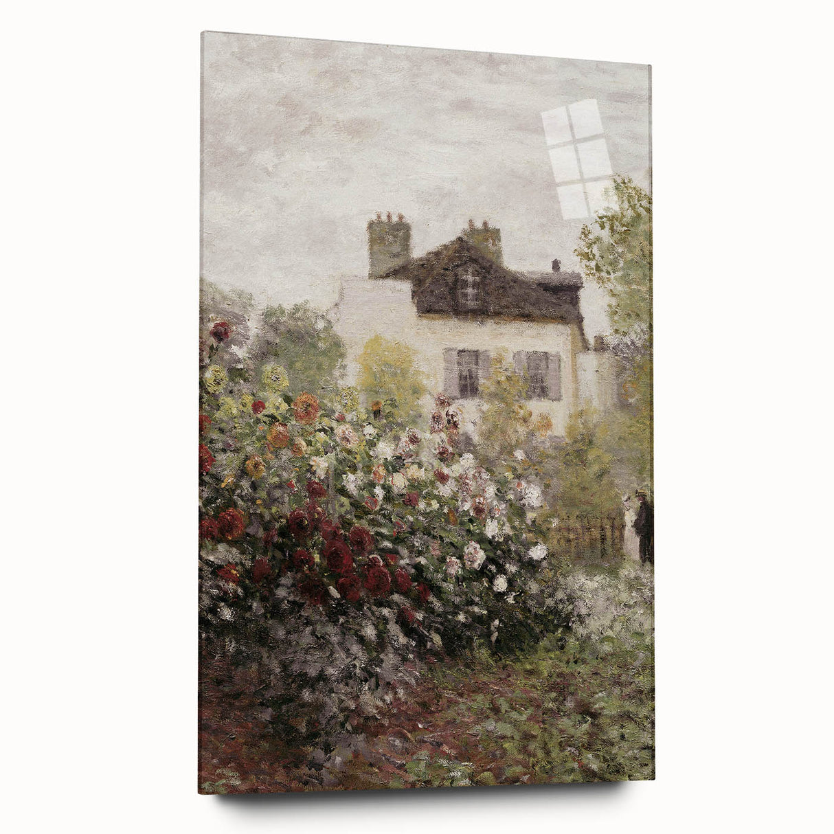 Vintage Garden Cottage Art – Classic Impressionist Floral Print