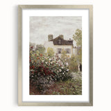 Vintage Garden Cottage Art – Classic Impressionist Floral Print