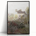 Vintage Garden Cottage Art – Classic Impressionist Floral Print