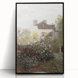 Vintage Garden Cottage Art – Classic Impressionist Floral Print