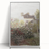 Vintage Garden Cottage Art – Classic Impressionist Floral Print