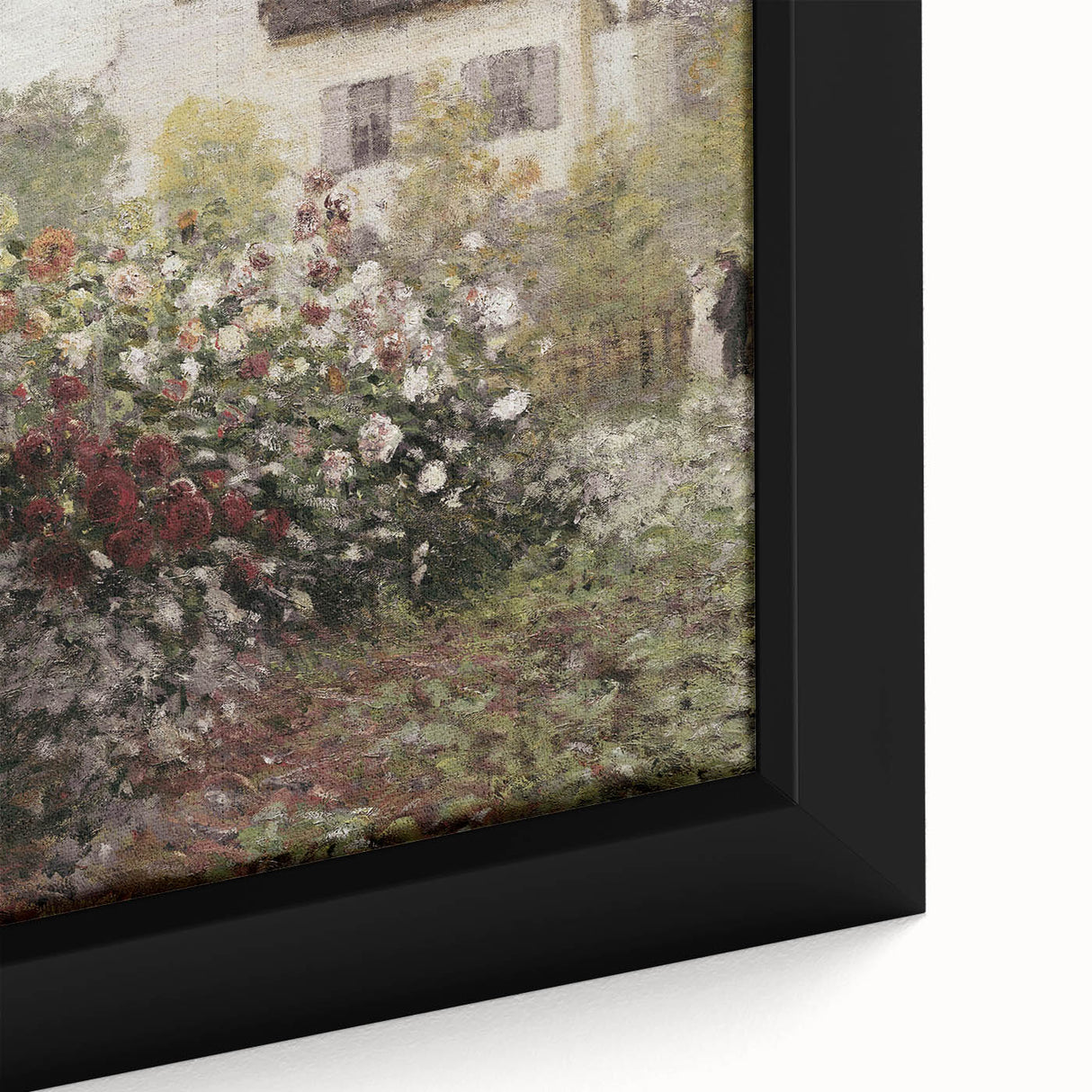 Vintage Garden Cottage Art – Classic Impressionist Floral Print