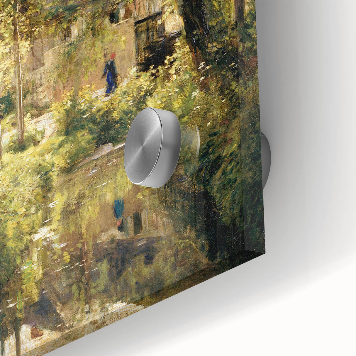 Vintage Forest Cottage Art – Classic Woodland Reflection Print