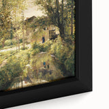Vintage Forest Cottage Art – Classic Woodland Reflection Print