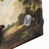 Vintage Landscape Art: Historic Horse and Countryside Print
