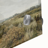 Vintage Landscape Art: Serene Countryside River Print