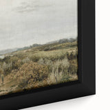 Vintage Landscape Art: Serene Countryside River Print