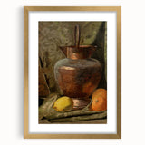 Vintage Copper Still Life Art – Classic Rustic Kitchen Wall Print