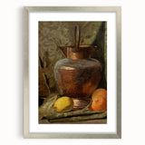 Vintage Copper Still Life Art – Classic Rustic Kitchen Wall Print